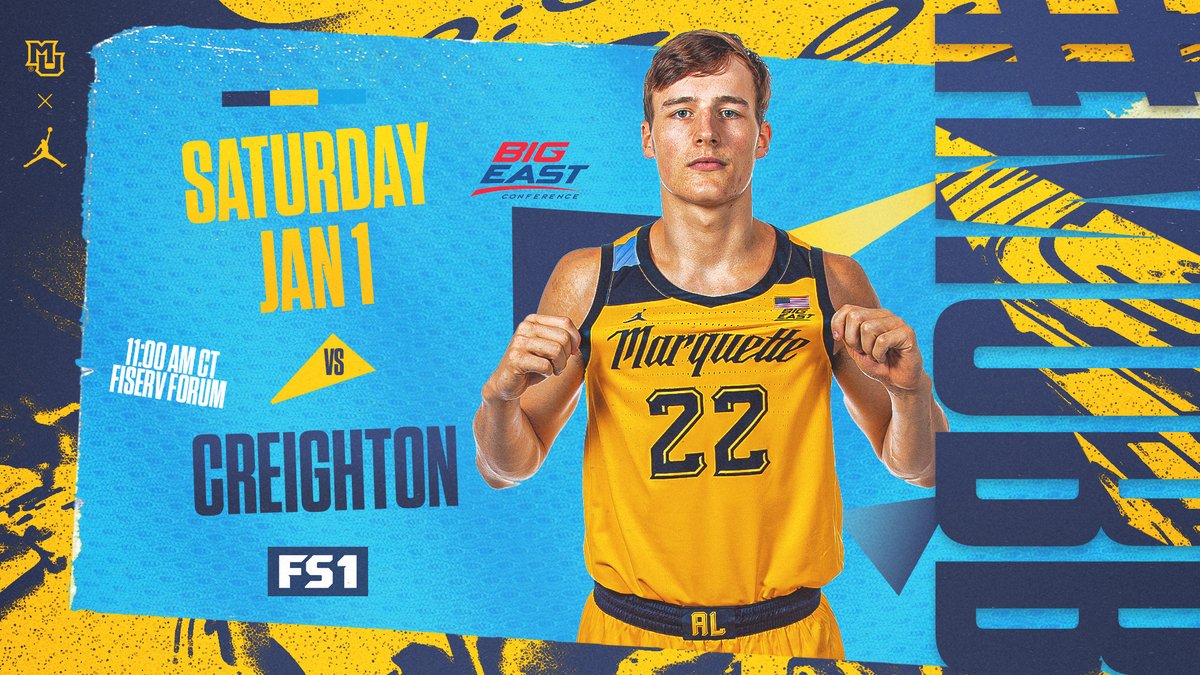 MarquetteMBB's tweet image. Excited to start 2022 at home in @FiservForum - Complete pregame #MUBB coverage at the link below, including details on the updated mask policy for all attending. 

PREVIEW: ⤵

bit.ly/3FX1DaJ