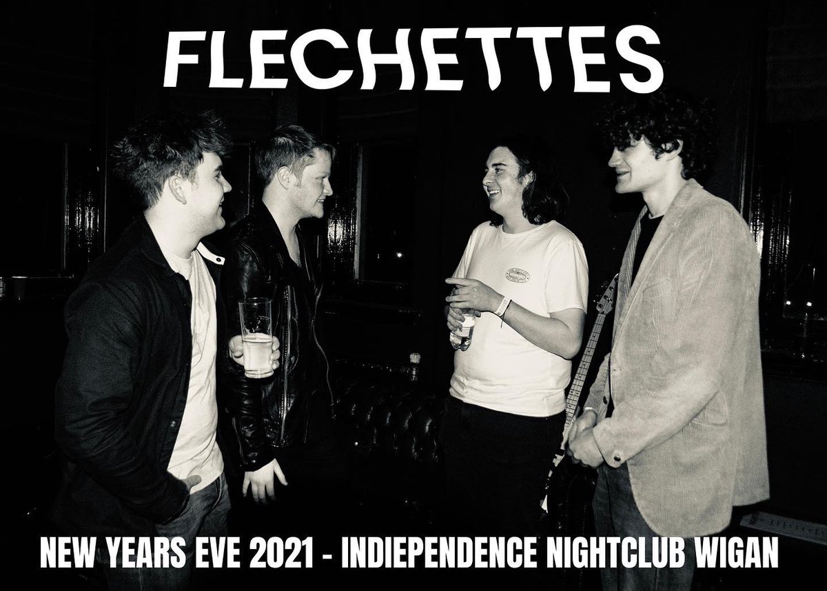 flechettesband's tweet photo. Sorry we’ve been quiet over christmas BUT, 

Tomorrow we play our final show of 2021 at @Indiependence Wigan! Come and celebrate the new year with us and our friends ❤️ - 

Very limited tickers available now. BE QUICK 👀 https://t.co/L7LoiWRMzi
