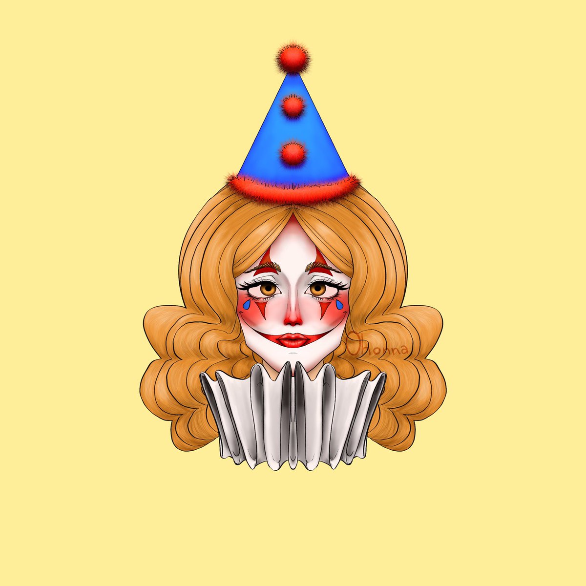 _Ohonna's tweet photo. Be kind to y’all’selves. - Few months old art; last piece I “finished” recently. https://t.co/52X4M6AdHh