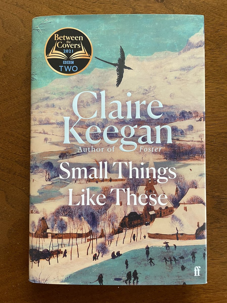 Just finished #SmallThingsLikeThese by #ClaireKeegan. Small but perfectly formed. An absolute delight.