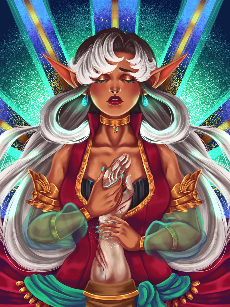 midimidna's tweet photo. CW cuts bruises blood
.
.
💙✨Cure Wounds ✨💙
.
#dnd5e #dndart #ocart https://t.co/jGabnBxR8B