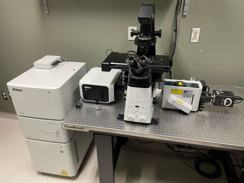 When advanced research projects require fast but gentle imaging and deep with high resolution, the Ti2 with dual confocals: Point scanning <a href="/NikonInst/">Nikon Microscope Solutions</a> Ax 8k resolution and <a href="/Yokogawa_LS/">Yokogawa Life Science</a>  CSU-X1 spinning disk addresses those needs, and keeps room to grow!
#ExtendedResolution
#AI