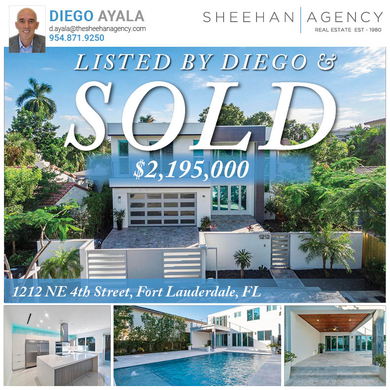 SOLD!✨
📍1212 NE 4th Street, Fort Lauderdale, FL 33301  
 $2,195,000
 
Diego Ayala
954.871.9250
d.ayala@thesheehanagency.com
.
.
. #thesheehanagency
#RepresentingtheSeller #seller #sellersagent
#thesheehanagency 
#fortlauderdalerealestate #fortlauderdalehomes
#victoriapark