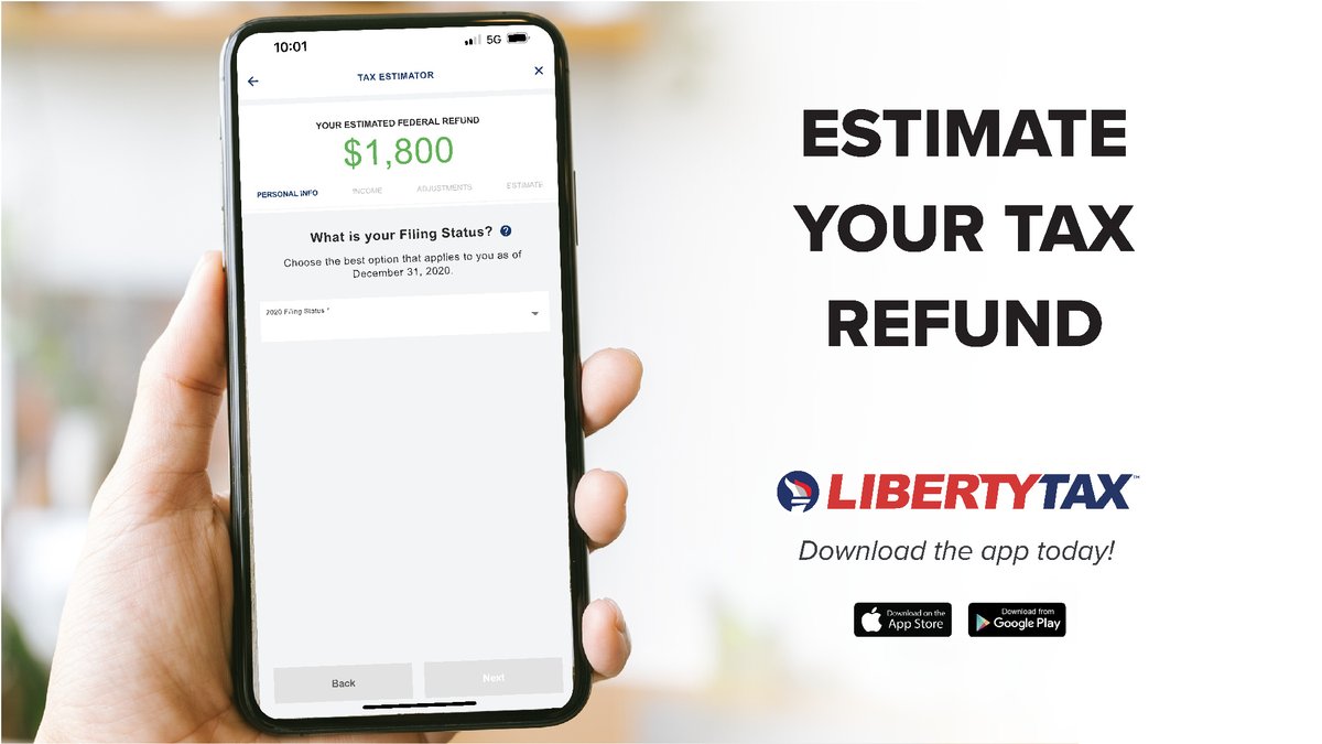 libertytax's tweet photo. Wondering how the advance child tax credit payments will impact your refund? Download our app and use our tax estimator to find out today! #LibertyTax
Get it here: https://t.co/kuWisIxDXi https://t.co/wMoYZ1DBz6