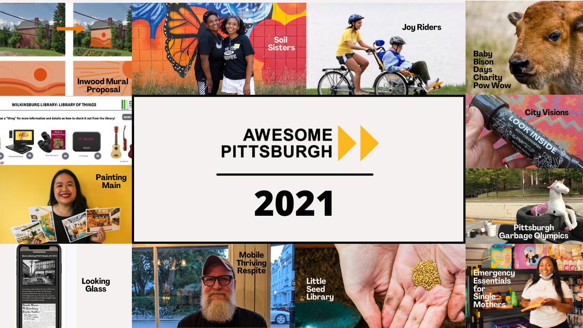 In 2021 we funded projects that sparked joy, filled a void, cleaned up our city, took care of our citizens, looked back on our history, and educated our next generation. Could 2022 be the year your project makes Pittsburgh awesome? Start here: awesomepgh.com/how-to-apply/