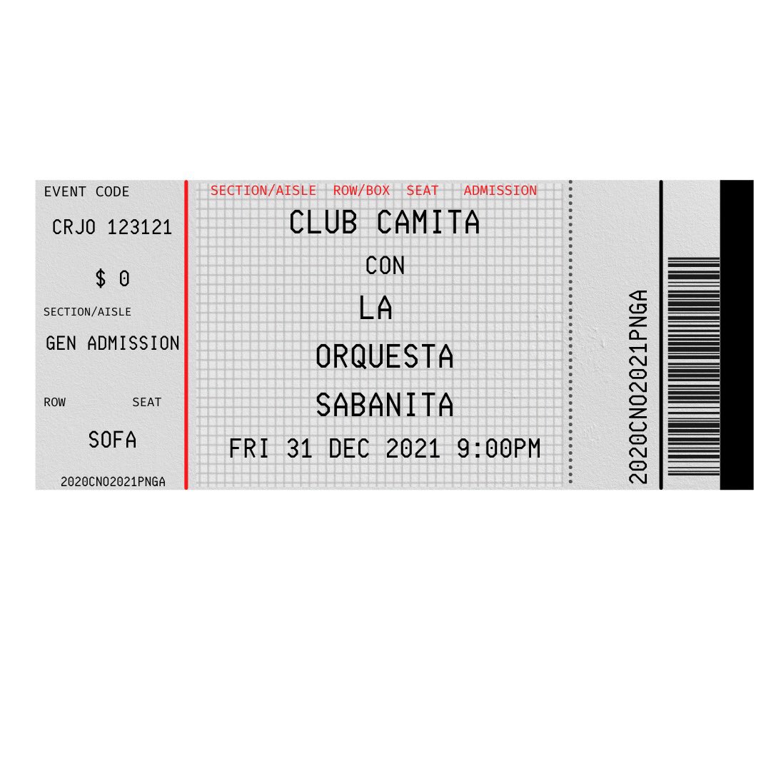 phalagen's tweet photo. Get your tickets before they sell out. (They won’t sell out.) Stay safe, friends😷 #cubans #nye https://t.co/fUsrLY4OdN