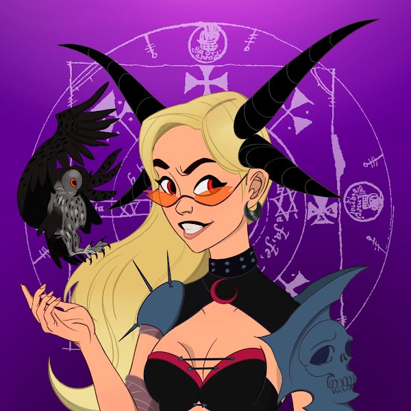 🔥 Beautiful Lilith Queen from <a href="/PowerNFTSwarm/">🐲 Dragon's Queens 🐲 by PowerCryptoSwarm ⚡</a> <a href="/Chaos_Lilith/">Lilith Queen of Chaos 😈</a> 
💜🖤💜🖤💜🖤💜🖤💜🖤💜

#NFTs #nftcollector #NFTCommmunity
