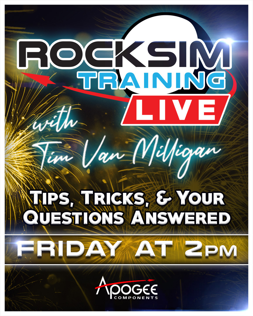 ApogeeRockets's tweet photo. Tim will be chatting with you in the 50th Episode of RockSim Live tomorrow at 2pm Mountain (4pm Eastern). Ring in the New Year by (digitally) firing off rockets in RockSim!
https://t.co/8mcQmYCS1C
#ApogeeRockets #rocksimlive #rocksim #launchvisualizer https://t.co/jEUsosfae5