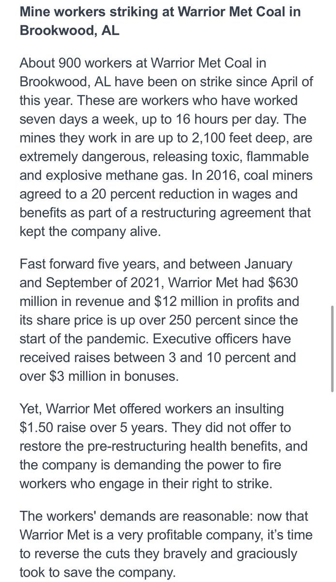 cascamike's tweet photo. bernie teaching a masterclass™️ in solidarity, using the end of year fundraising crush to raise for three strike funds. the senator has raised more than $150k this year to support striking workers. https://t.co/wZhgPc5zde