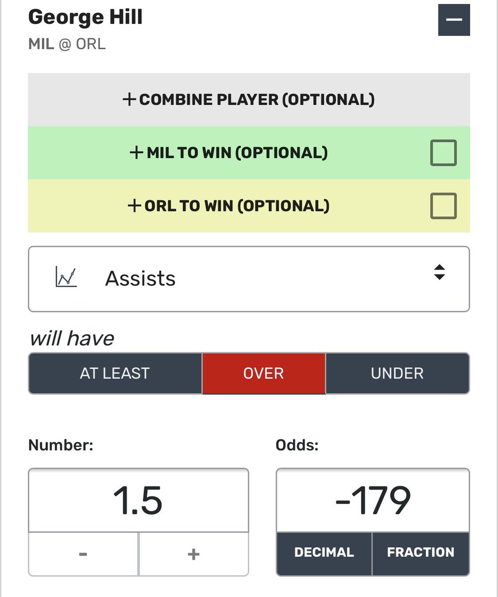MrMagicProps's tweet photo. 1u - G. Hill O1.5 Assists —— Averages 2.5 a game, has hit 8 of L10. Going against a defensively week Orlando Magic team where they allow 8.4 APG against opponent point guards, had 2 assists against them 2 nights ago when they played. https://t.co/7Tq2e1BQ5Q