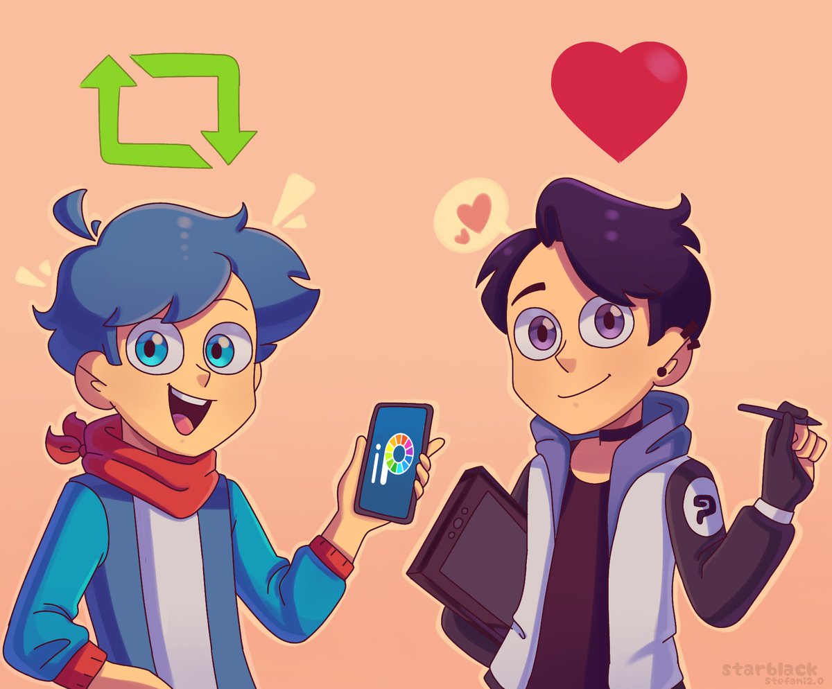 starblack_20's tweet photo. Ibis paint  o  CLIP STUDIO 👀? https://t.co/auT09nw9Pj