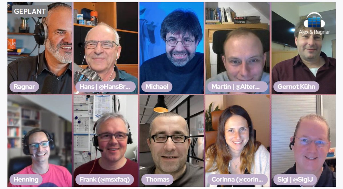 wir gehen nun LIVE: #Microsoft365 Community Leads on Stage bei #AlexUndRagnarShow . Einschalten und 2021 Finale mitfeiern! youtube.com/watch?v=qghHM8…