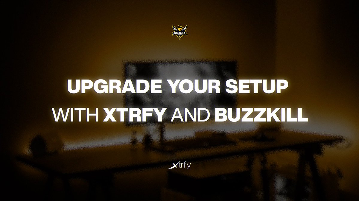 buzzkill's tweet photo. Upgrade your gaming setup with @Xtrfy 🔥

Reply with a picture of your setup below and use hashtag “#TheHIVE🐝” - we will choose a few of you to receive some new gear! 🎧 https://t.co/A4ZX5B5eQB
