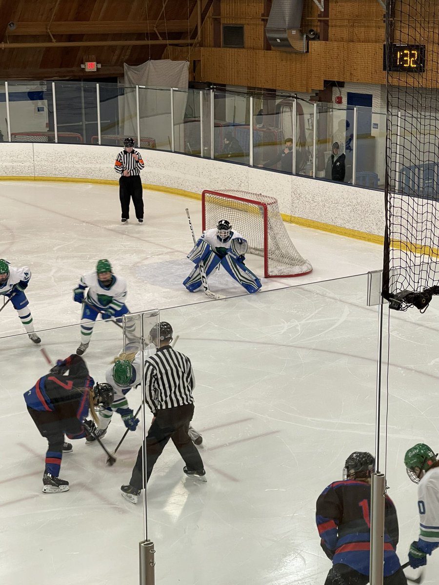 So proud of Molly as she made her 1,000th career save for the Blake Bears today! 💙🐻💚