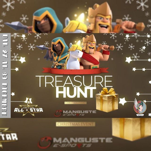Clash of Clans All Star Community🌴 
&amp; Valkyries🏹 🎄Clash-X-Mas 🎄Treasure Hunt 
Questa stasera alle 21.30  twitch.tv/marco22_gamer 
Seguici su Clash of Clans All Star🌴 
t.me/clashofclansal…
Se sei donna t.me/+VjvF3m1QTSFqs…
@ClashOfClansAl6 <a href="/Marco22_Gamer/">Marco22_Gamer</a>