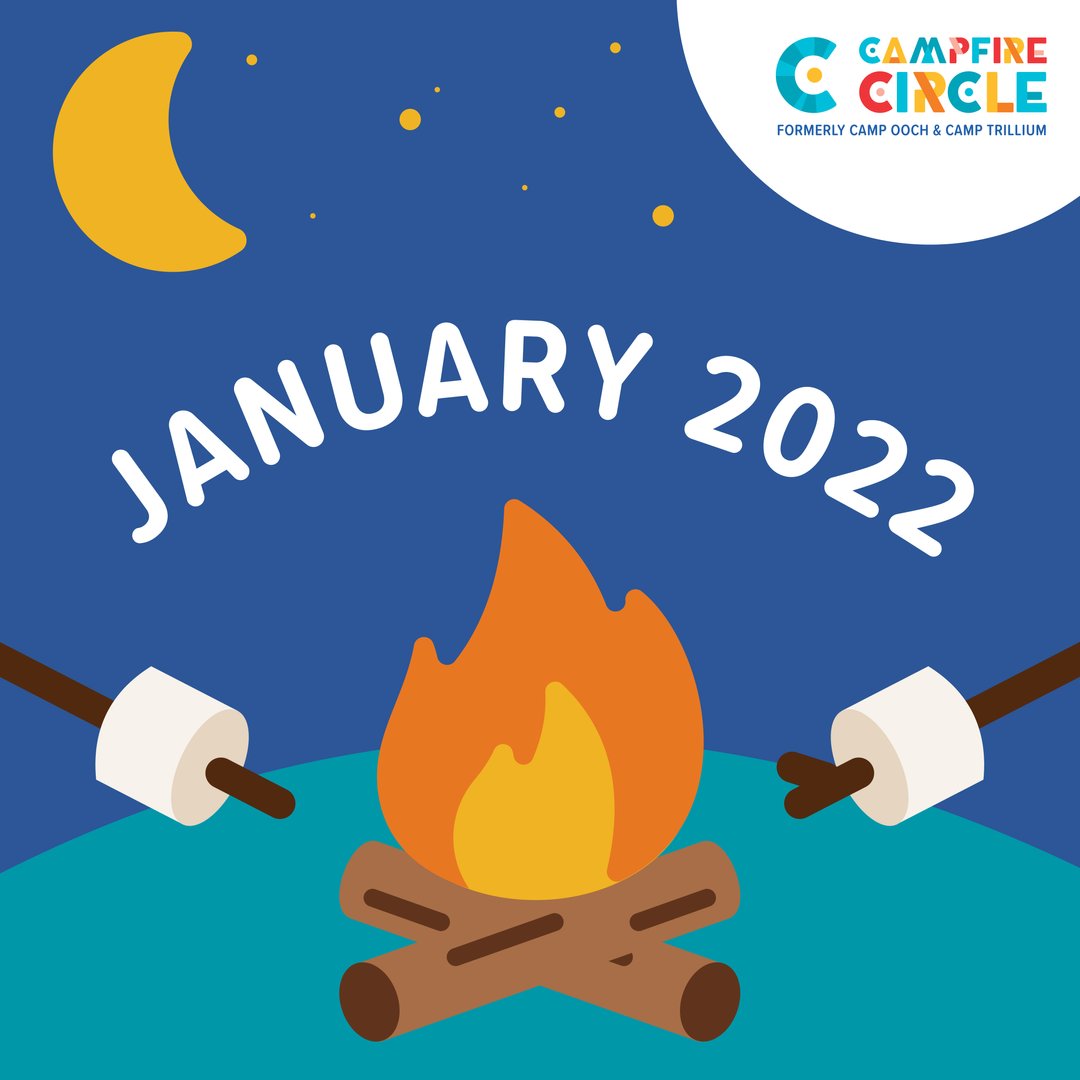 Reminder that starting January, Camp Ooch &amp; Camp Trillium will officially become CAMPFIRE CIRCLE, inspired by the light and love of one of our most beloved camp pastimes. Learn more at support.ooch.org/campfire-circle.
