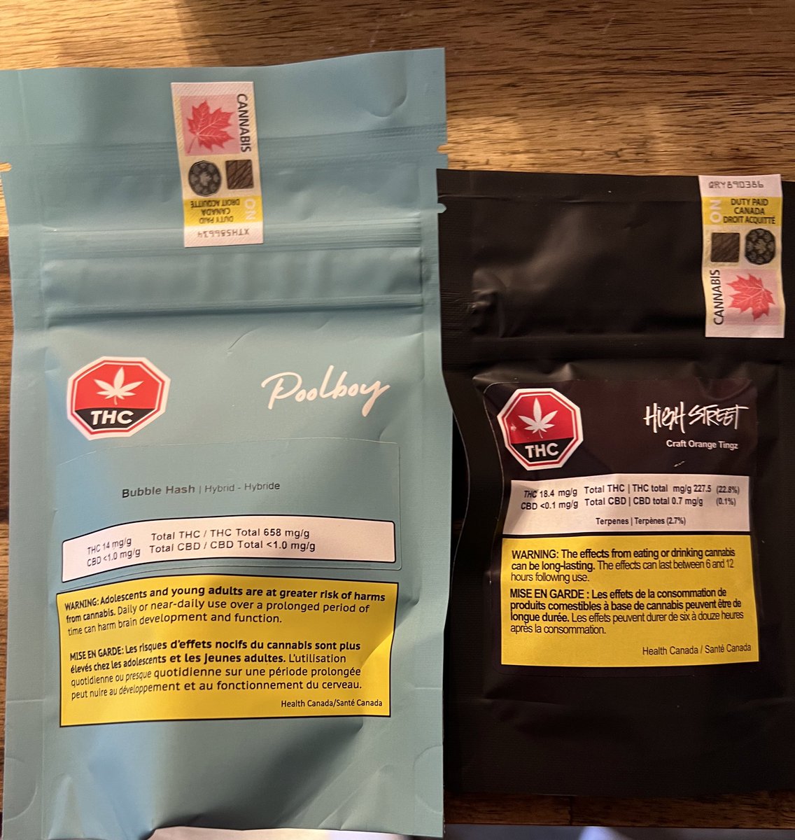 duce_7's tweet photo. Pool boy bubble hash was $25 for a gram so giving it a whirl plus high street orange tingz was on sale (guessing it’s mother labs slurricane x TMAC). @ONCannabisStore @PoolboyCannabis https://t.co/fUK428mpCu