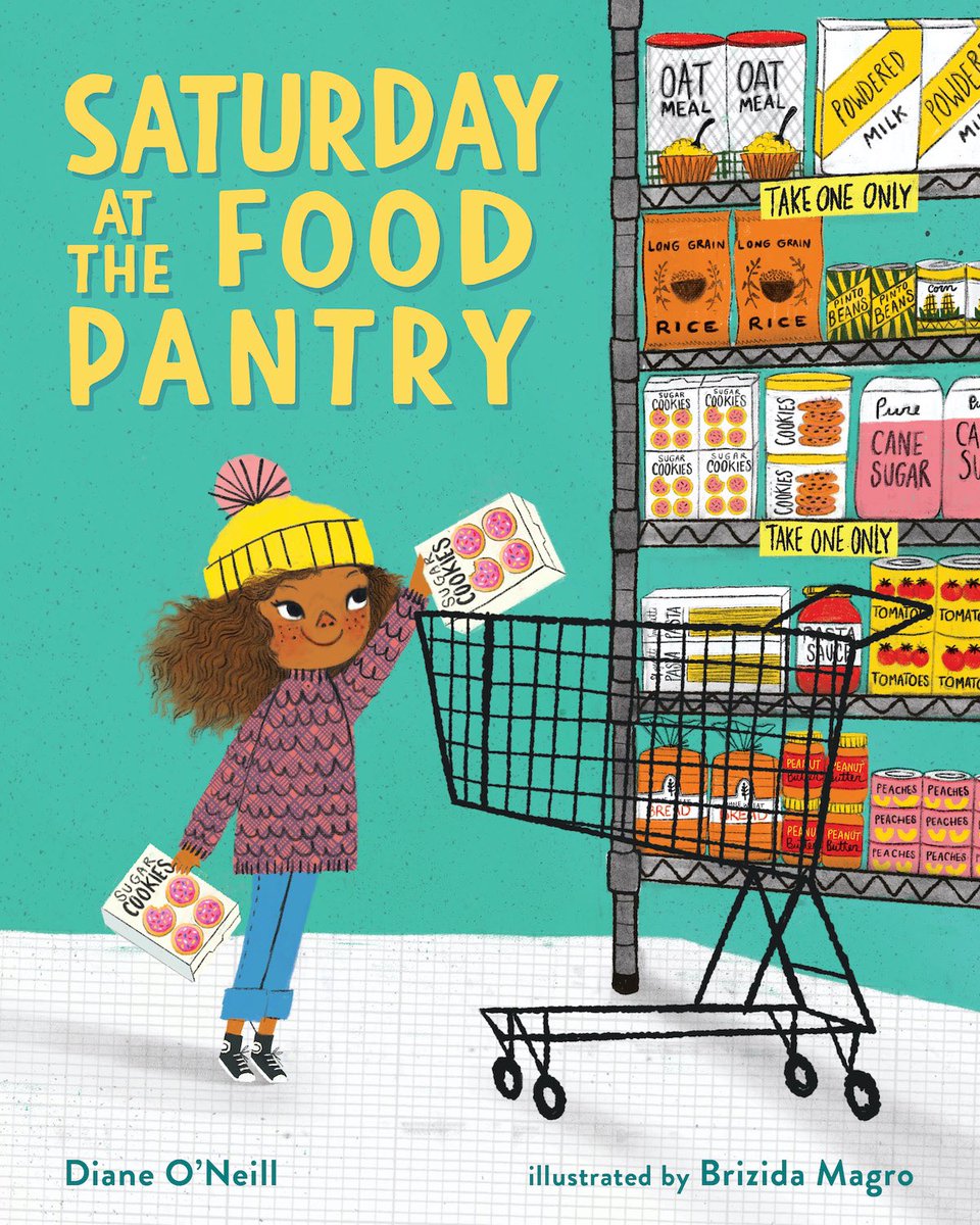nchurnin's tweet photo. Dec. 30, 2021 KidLitQuoteOfTheDay: "'Everybody needs help sometimes,' Molly whispered to her mom. 'Remember?' Mom smiled. 'You're right.'" -- Saturday at the Food Pantry by @DianeMary3 , illustrated by @BrizidaMagro @AlbertWhitman @chipublib #kidlit #AWFallBooks https://t.co/38QGPiwdKn