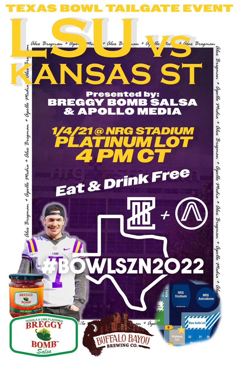 How about <a href="/ABREG_1/">Alex Bregman</a> hosting #LSU fans Tuesday before the Texas Bowl!

Free event‼️‼️

RT and spread the word to Tiger fans in Houston and those making the trip!