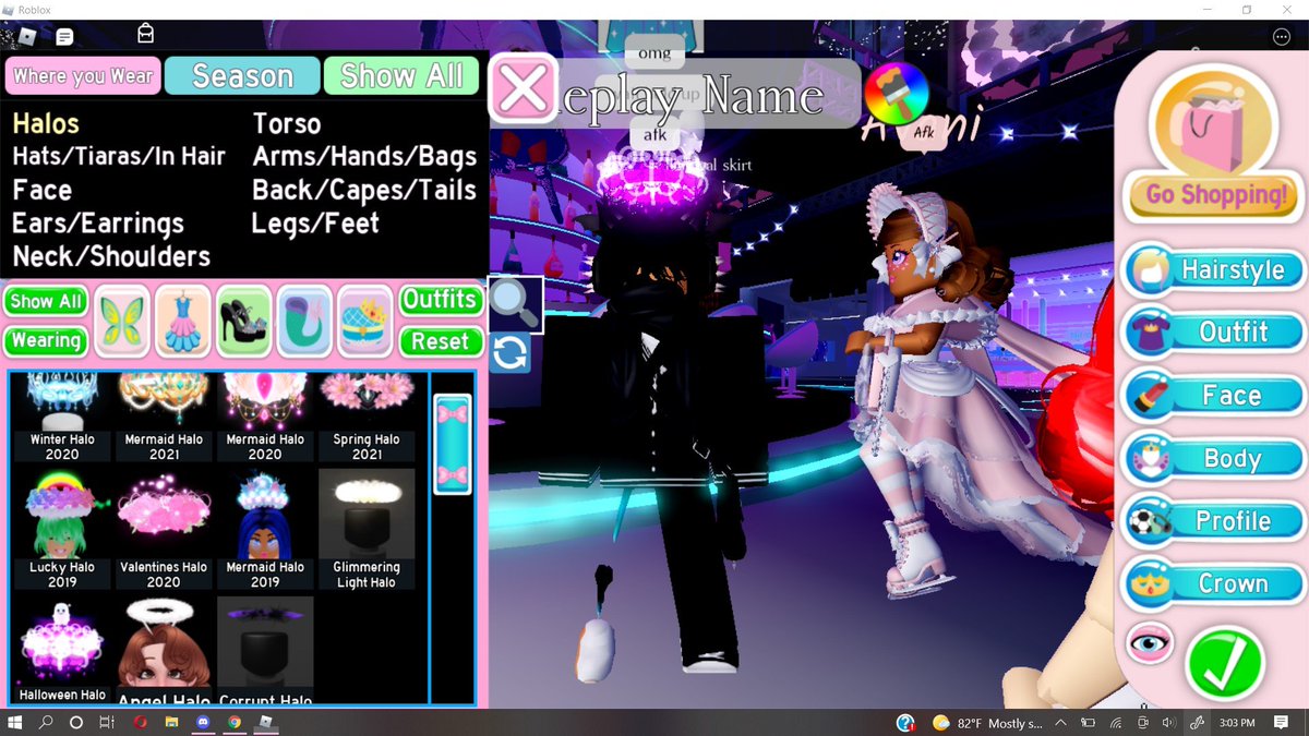 theroyalemel's tweet photo. LOOKING AT OFFERS FOR THESE HALOS!
not trading corrupt, light, val 20, hh19, or lucky 19.
LF: robux, A LOT OF DIAMONDS (more than 2m-3m)
#RoyaleHighHalo #royalehightrade #royalehightradings #royalehightrading #royalehightraders #rhtd #royalehightrades #royalehighoffer https://t.co/UjwVbcI5gX