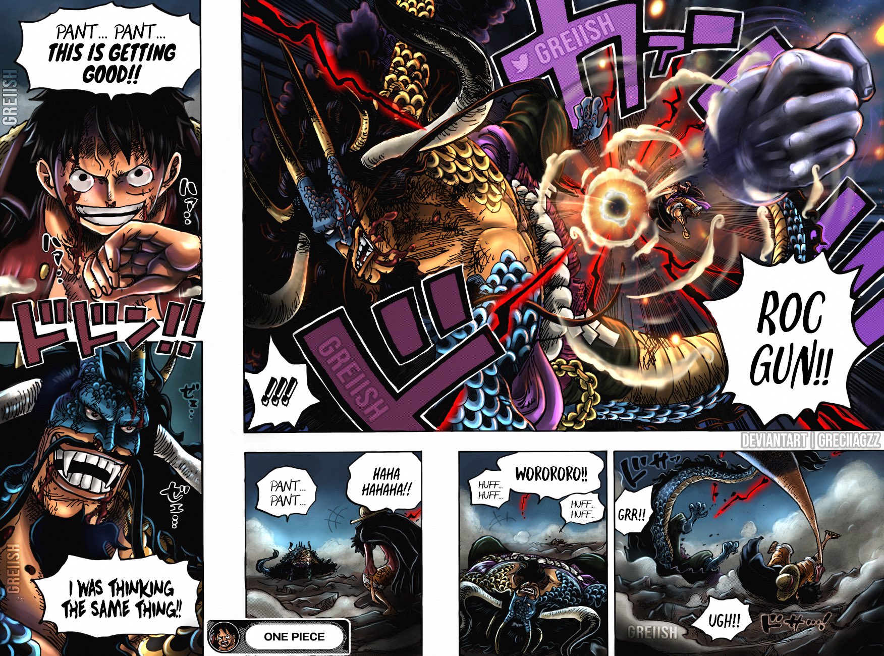My Coloring From chapter 1037 : r/OnePiece