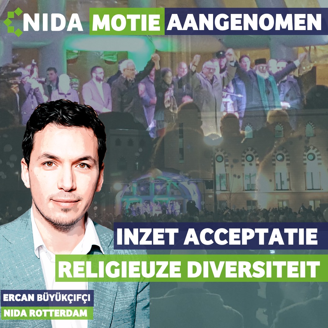 Meer respect, ruimte en begrip voor religie in 2022! Voor de Begroting 2022 diende NIDA-raadslid <a href="/ErcanBuyukcifci/">Ercan Büyükçifçi</a>  een motie in. Eindstand: AANGENOMEN!

nida.nl/2021/12/30/mot…