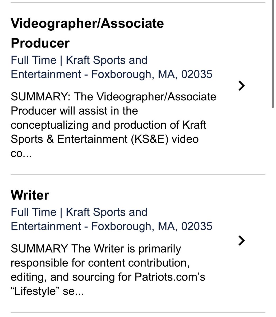 Imtamarabrown's tweet image. 🚨 JOB OPENINGS 🚨

The New England Patriots have FOUR jobs posted in the content department.

🔗: bit.ly/33ZTt2Y