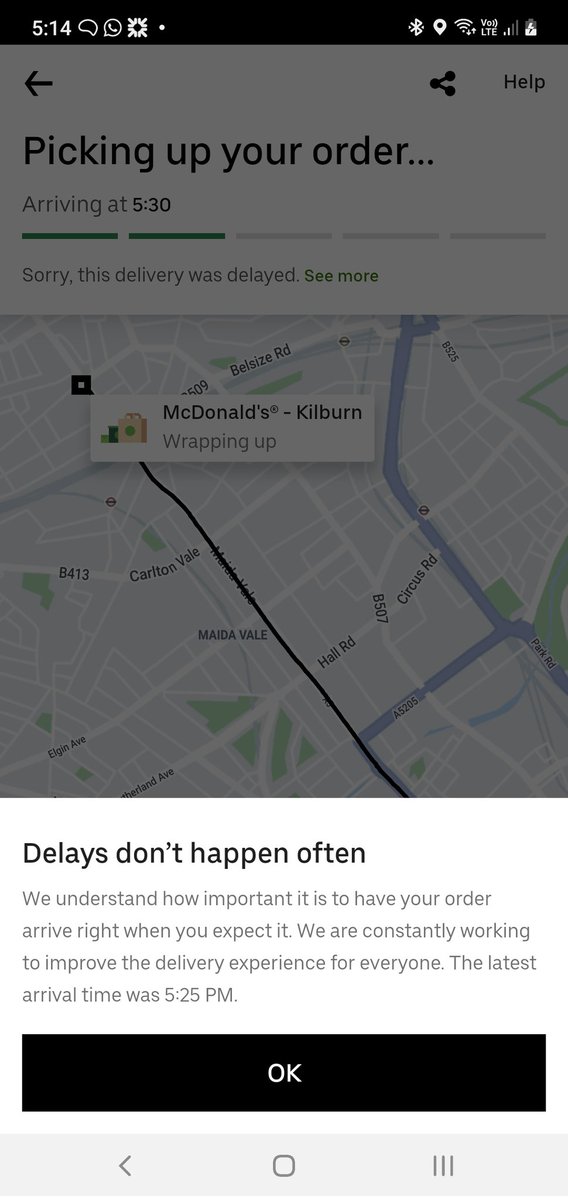 BiggiEWuK's tweet photo. @ubereats_uk I want my money back. I ordered food 4.37pm and you deliver it at 6.08pm cold, and drinks have leaked out. I do not want your automated replies #UberEats #customerexperience #CustomerService https://t.co/Z5AR5U75HX