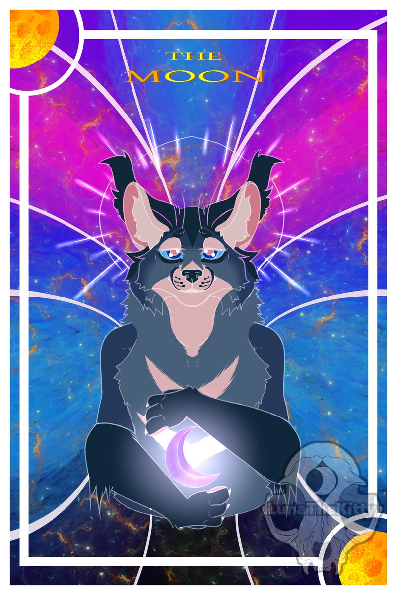 _LunaTheKitty_'s tweet photo. Tarot Card commission for @Alkraas_ ! #furry #furryartist #commissionsopen https://t.co/RQ1lWocHl7