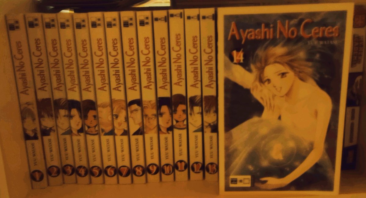 x_Klio_x's tweet photo. #FinalReading 1-14
@Lui_nchen
Ayashi no Ceres 1-14, abgeschlossen
Mit eine der ersten Reihen die ich vor über 12 Jahren in der Bibliothek gelesen habe und vor paar Monaten habe ich sie von @SweetImperia verkauft bekommen.
War eine schöne Reihe, wusste auch nicht mehr alles von https://t.co/VOl09iqDUP