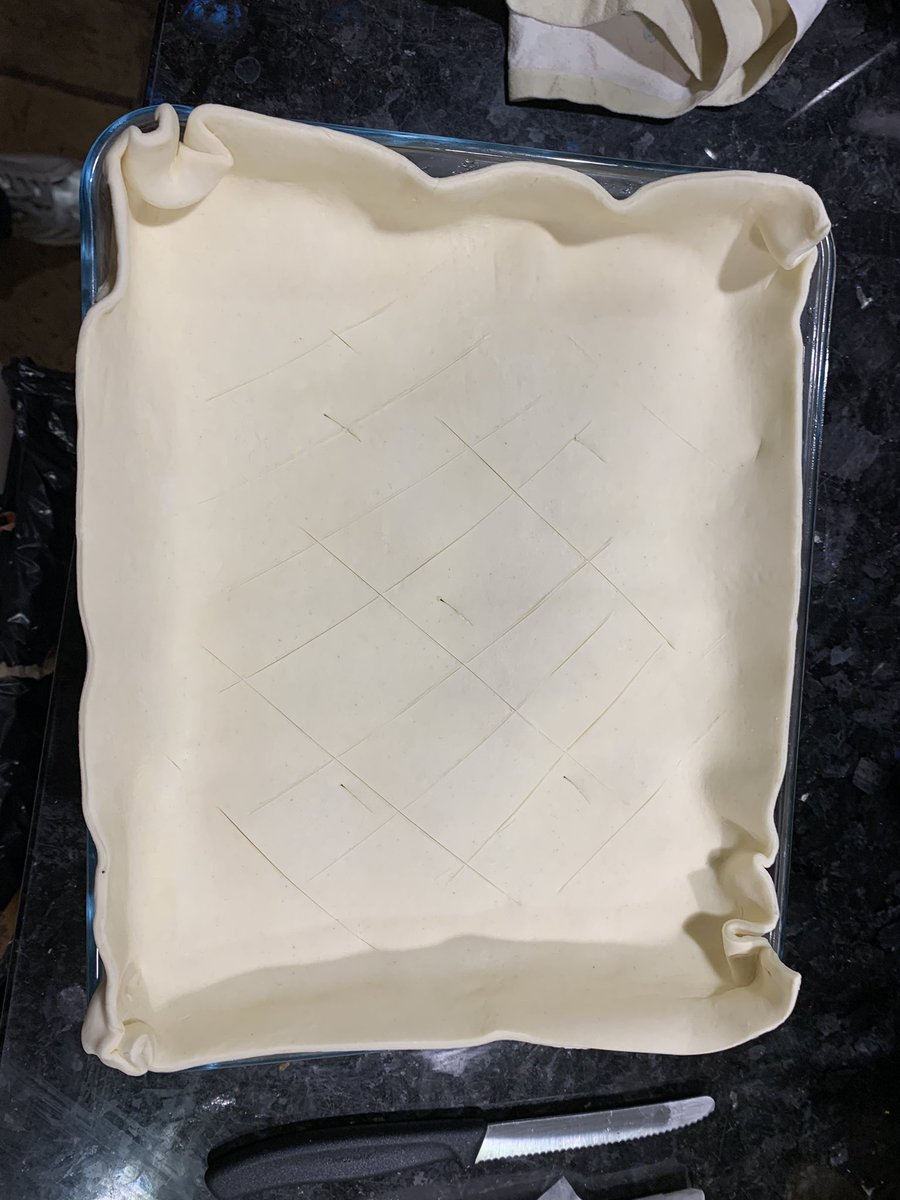 paulinedaniels's tweet photo. I drove down to Kent this morning to have lunch with my son and his fiancée.. They have both been on call vets all Christmas finishing at 8am this morning. My son small animal. And his fiancée horse vet. Turkey and ham pie. #paulineskitchen #christmaspie @DianaHenryFood #birdpie https://t.co/p8ek9udR4V