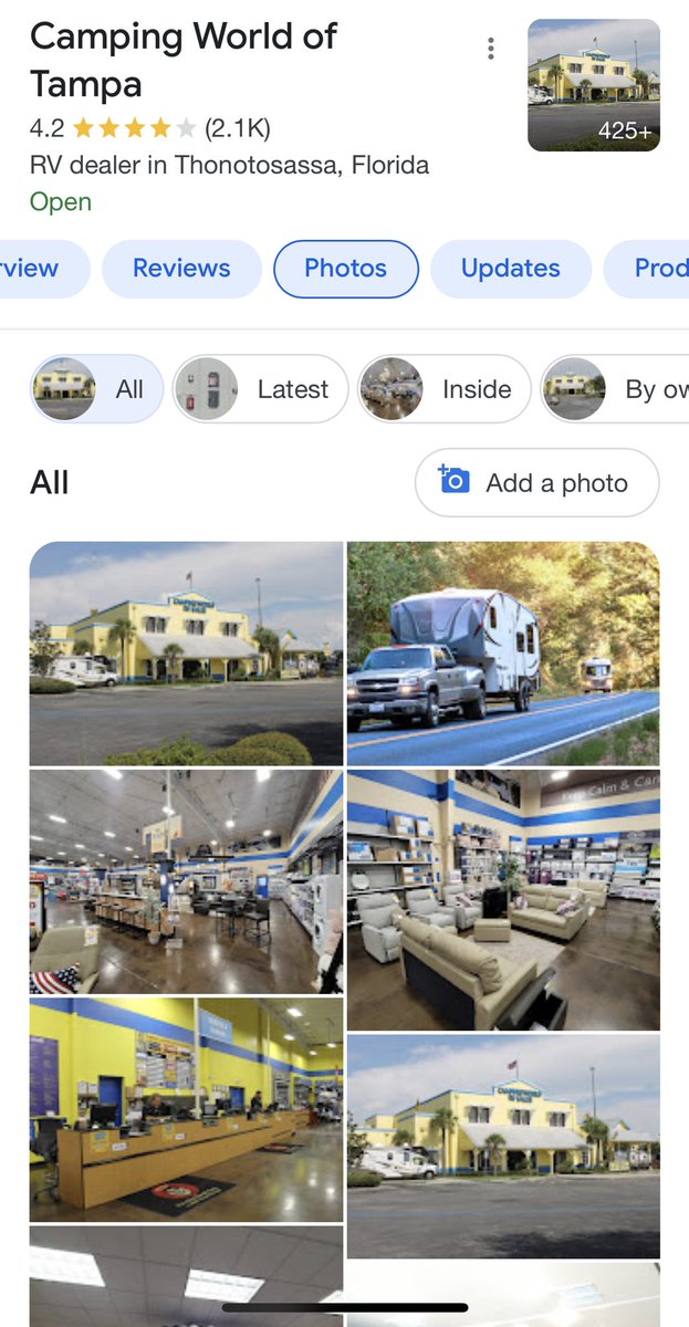 Aloise_Be_Kind's tweet photo. @marcuslemonis @CampingWorld Giving this to me will triple your business. How?
I made 2 appointments to view a Class B campervan a Tampa location but had to cancel. So once I win I won't take up time. Your employees did a great trying to land #2022CampingWorld Plus I talk a lot and spread your good works. ty https://t.co/LdhseCKlUK