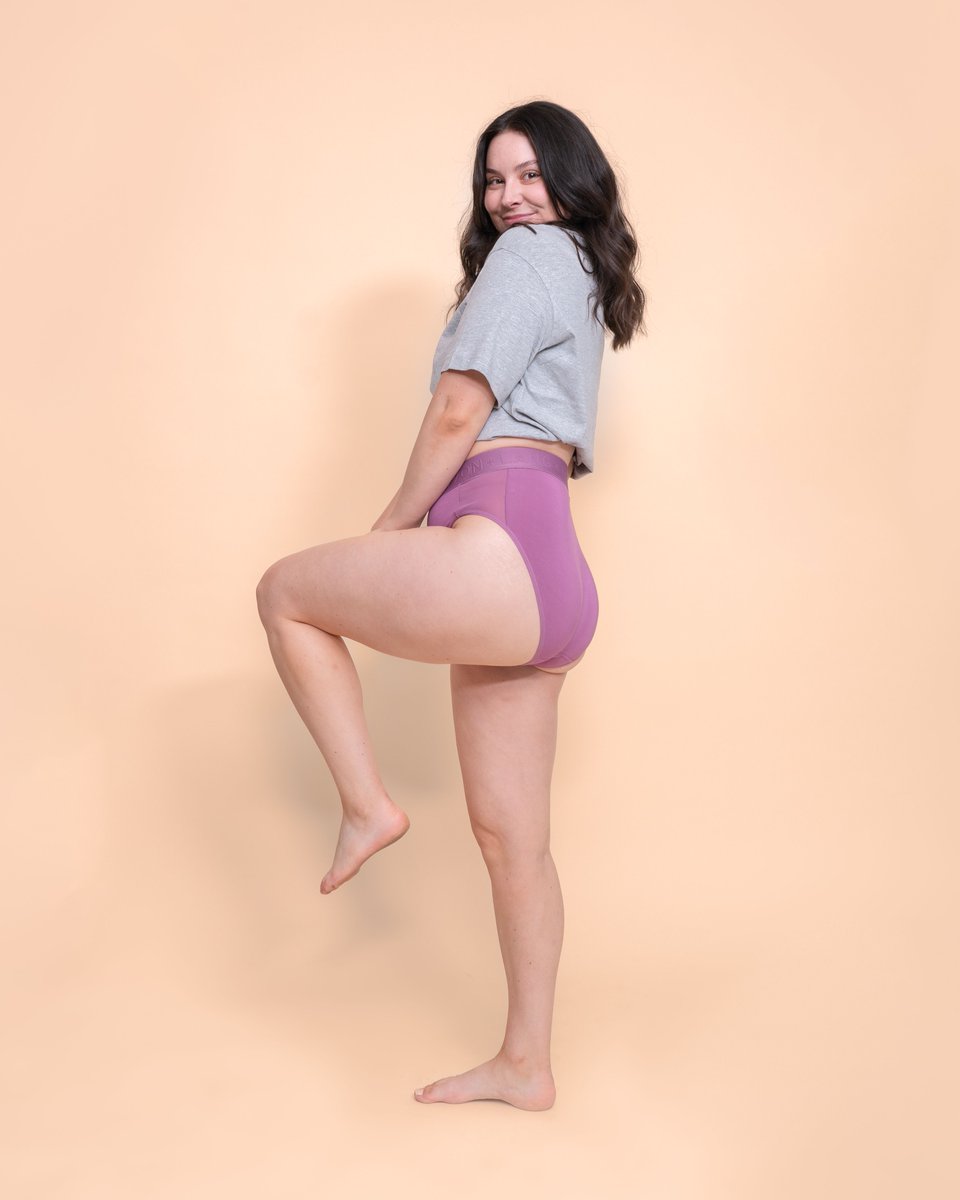 'Everything about this underwear is perfect - finally a brief that doesn’t give me a wedgie! Love the high waist and the super soft material. I can’t wait to buy more so I can wear these all the time!' - Dionne Shop the Bria collection now: bit.ly/3s1hZeb