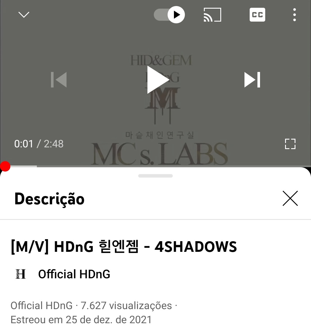 HDnGProject's tweet photo. 📈 | 27.12.21 - 4SHADOWS passou dos 7k views no canal oficial do HDnG.

🔗https://t.co/W1j15fFY4w

#HDnG #4SHADOWS https://t.co/9x8NKUBhJB