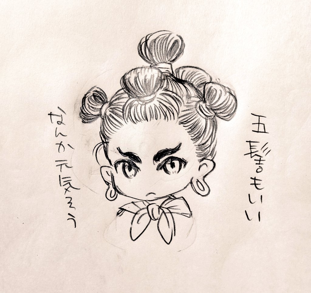 童子形仏像の髪型といえば五髻もなんか元気そうでいいですね 