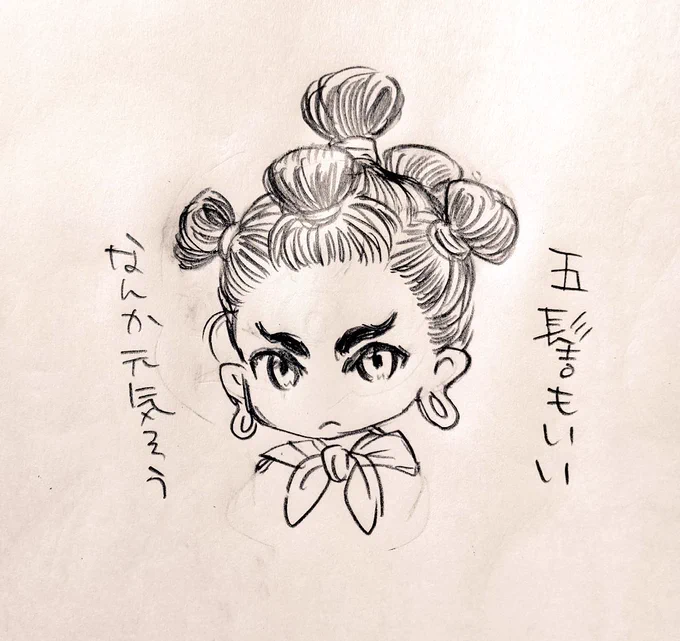 童子形仏像の髪型といえば五髻もなんか元気そうでいいですね 
