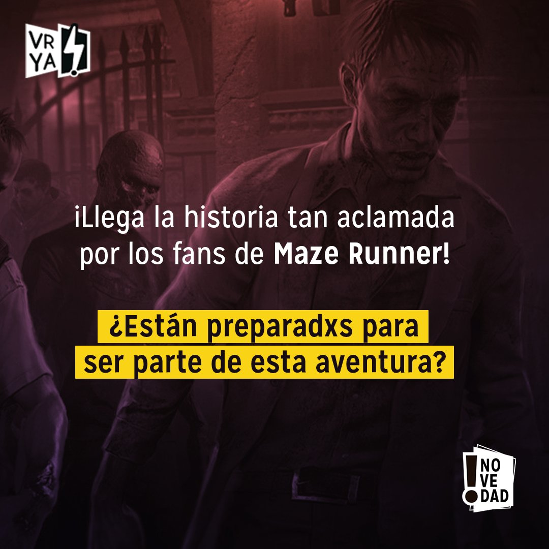 vreditorasya's tweet image. ¡La espera terminó!

El palacio de los Cranks, spin-off de la saga Maze Runner, ya se encuentra disponible en las librerías más importantes de tu ciudad ♡

#novedades #libros #LibrosRecomendados #vrya #mazerunner