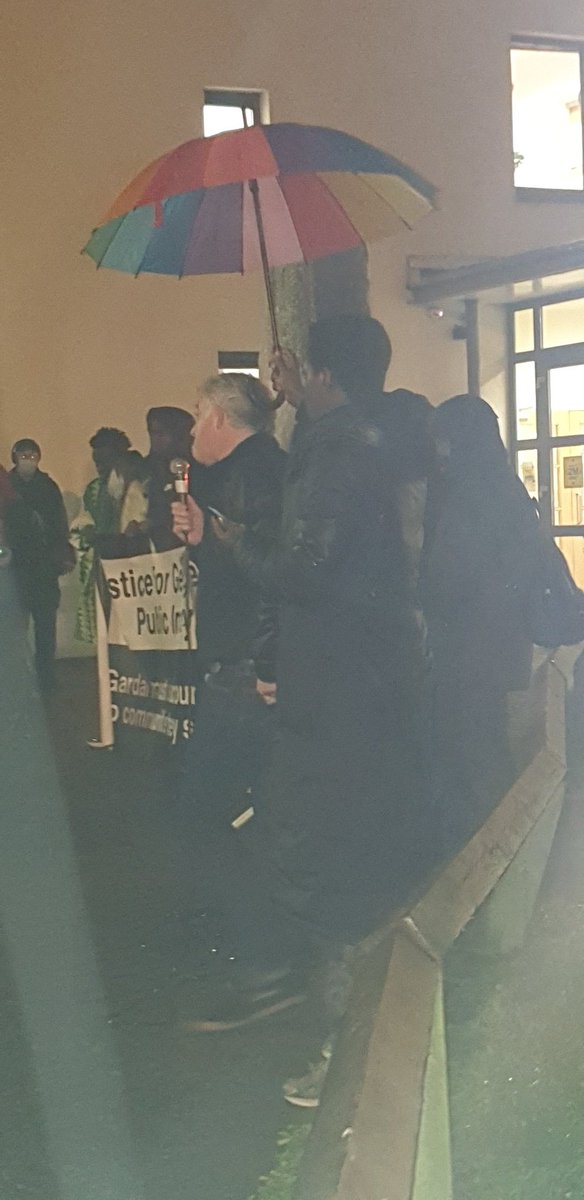 AndreaMurraySP's tweet photo. Really good turnout considering case numbers and appalling weather. Great speakers with a real understanding of how the system is built on #racism &amp; stacked against the working class. #JusticeforGeorgeNkencho 
#GeorgeNkencho #dubw https://t.co/KSwDHHXgxV