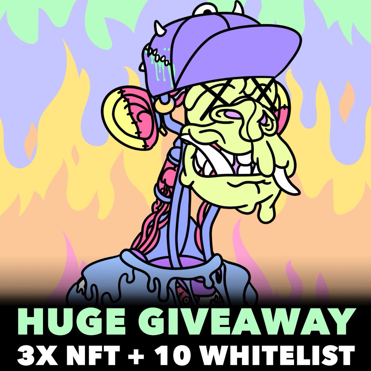 Undead Pastel Club (@undeadpastelnft) on Twitter photo We will be giving away 3 Undead Pastel NFTs and 10 Whitelist spots!
To enter:
1. Follow <a href="/UndeadPastelNFT/">Undead Pastel Club</a>
2. Tag a friend on this post (1 tag = 1 entry)
3. Retweet
4. Join our Discord (link in Bio)
Good luck! 🧟♂️ We will be giving away 3 Undead Pastel NFTs and 10 Whitelist spots!
To enter:
1. Follow <a href="/UndeadPastelNFT/">Undead Pastel Club</a>
2. Tag a friend on this post (1 tag = 1 entry)
3. Retweet
4. Join our Discord (link in Bio)
Good luck! 🧟♂️