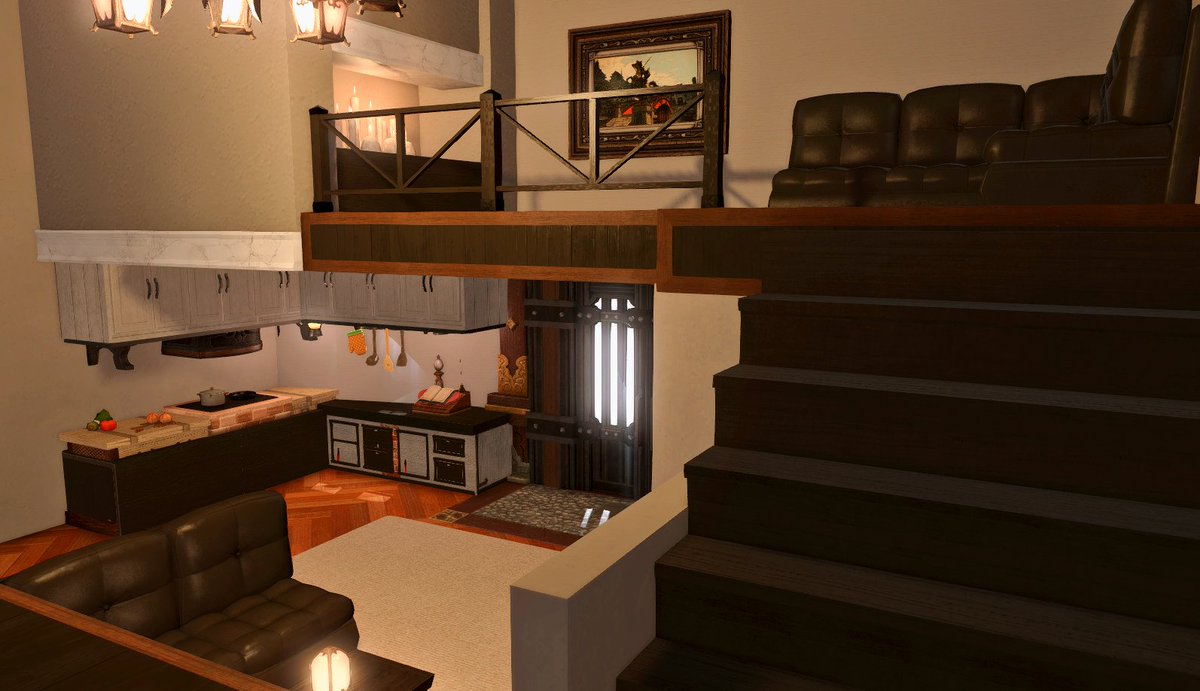 DestinyFFXIV's tweet photo. New modern house. I love these new blinds!!!😎#FFXIV  #FF14  #FF14Housing  #FF14ハウジング  #hgxiv #HousingEden https://t.co/D1Echi07sr