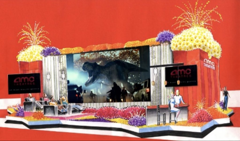 I’ll be waving to all of you live from our @AMCTheatres Rose Bowl Parade float — with 50,000 flowers and giant LED screens showing coming attractions. The 39th of 86 to march in the 2022 Tournament of Roses Parade. Broadcast on ABC/NBC Jan 1 at 11 am EST. Movie & Popcorn anyone?