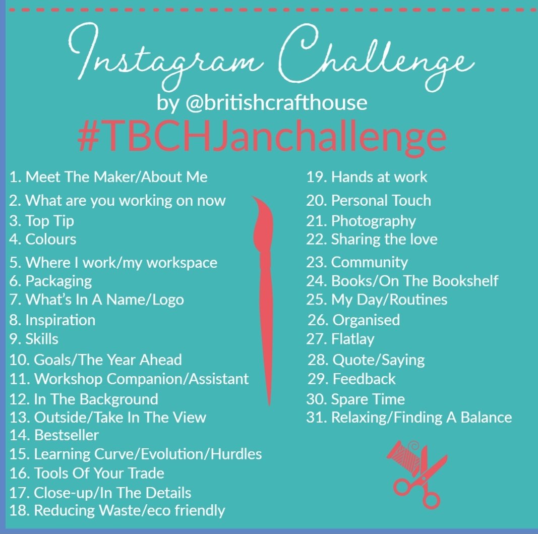 BritishCrafting's tweet photo. Are you on Instagram? We have a challenge starting on January 1st! Come and join us!  https://t.co/sY4KhcPUfR #tbchjanchallenge https://t.co/Usa98ZkyqE