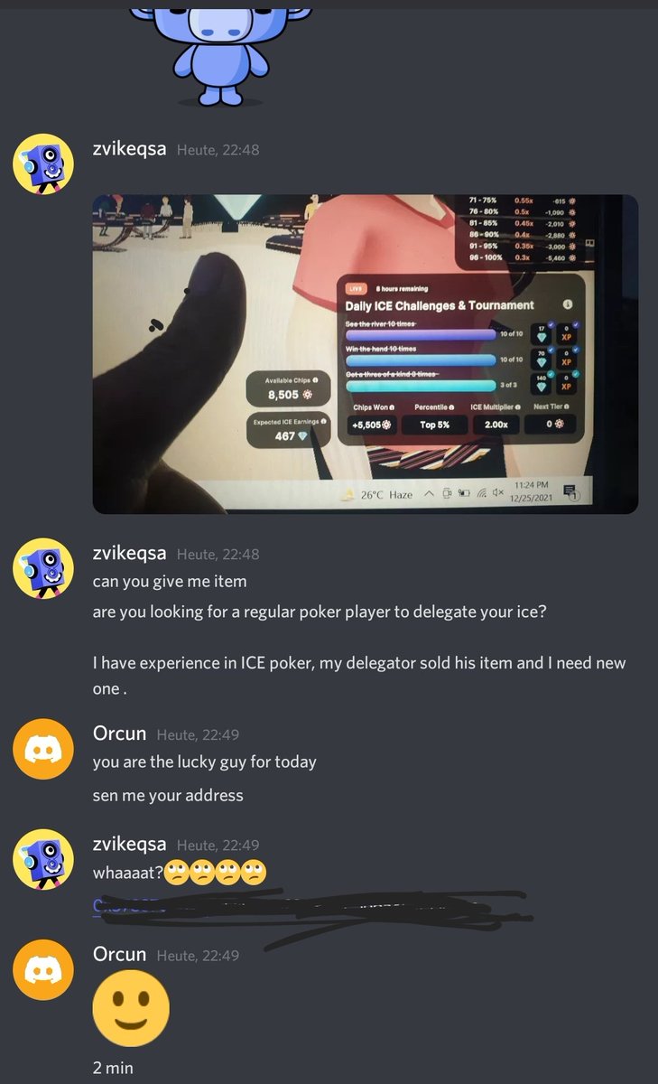 orcunakyuz's tweet photo. I have the best partners!

#delegatetohelp

@DecentralGames #icepoker @0xMiles @0xRyanDG https://t.co/lPGANXoYf5
