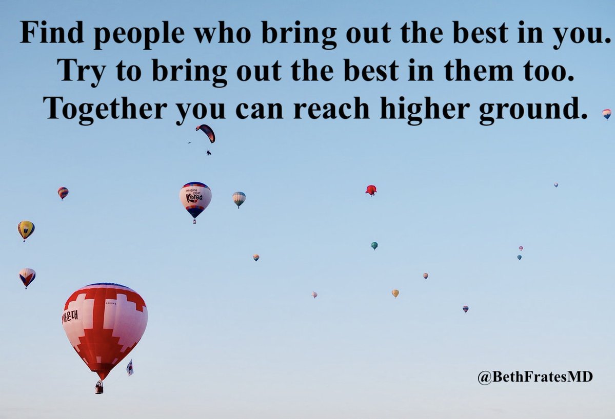 BethFratesMD's tweet photo. Be the person that brings out the best in others. 🎈

#thursdayvibes #ThursdayThoughts #Mindset https://t.co/HbkQJPyLpY