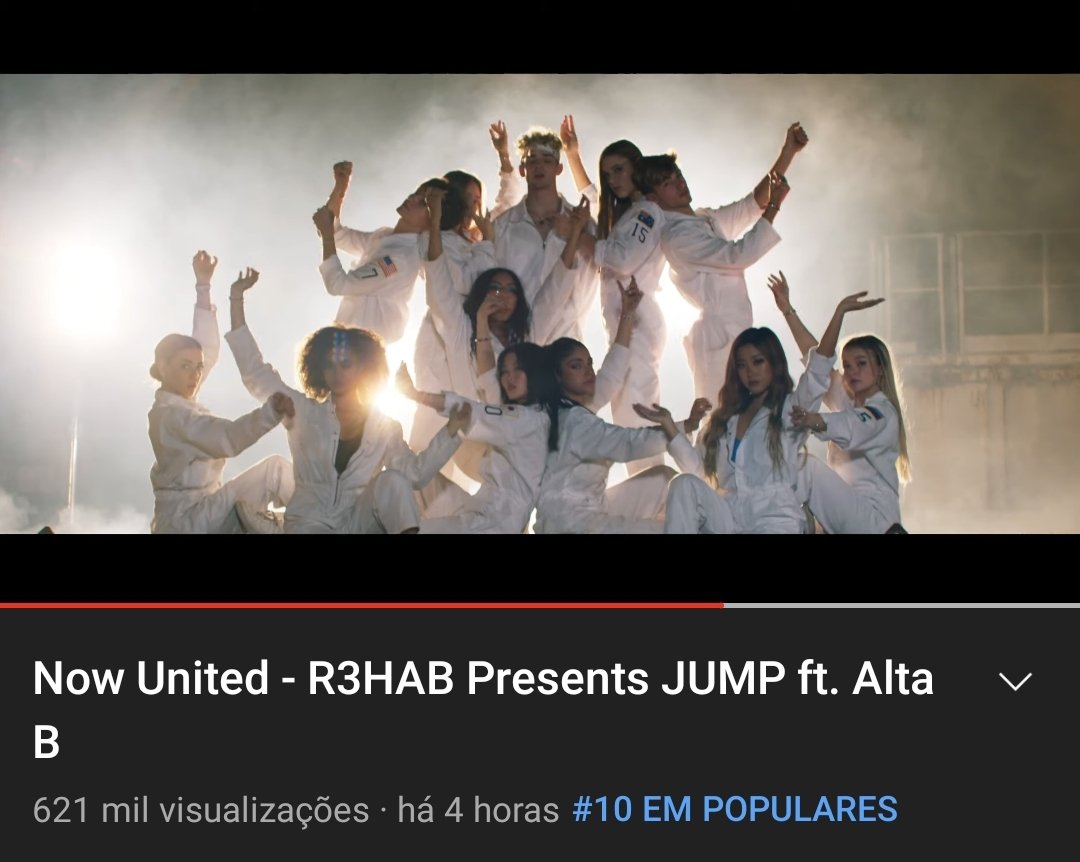 PortugalUniters's tweet photo. As visualizações continuam travadas, mas o videoclipe de Jump já se encontra na 10° posição nas tendências do YouTube Portugal 🇵🇹❤
#NowUnitedJump #AltaB https://t.co/IVN3iqdBHs