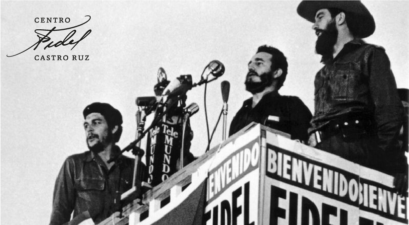 centrofidel's tweet photo. #Fidel:"No hubo siquiera tal resistencia en ninguna parte del país, las fuerzas adversarias se plegaron en todas partes y el pueblo ocupó las armas, mientras las columnas invasoras cumplían su cometido llegando hasta la fortaleza de #LaCabaña y de #Columbia". #FidelVive #CubaVive https://t.co/vc15tPLYcL