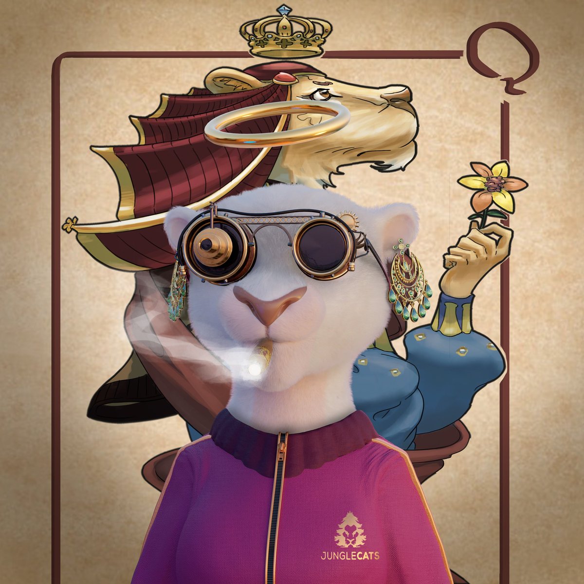 tulatsNFT's tweet photo. It's still @JungleCatsIO #LionessWeek!!! WER YOUR LIONESSES AT???? #GROAR #LFGROAR #WEAREGROAR https://t.co/b1U7p96Meg