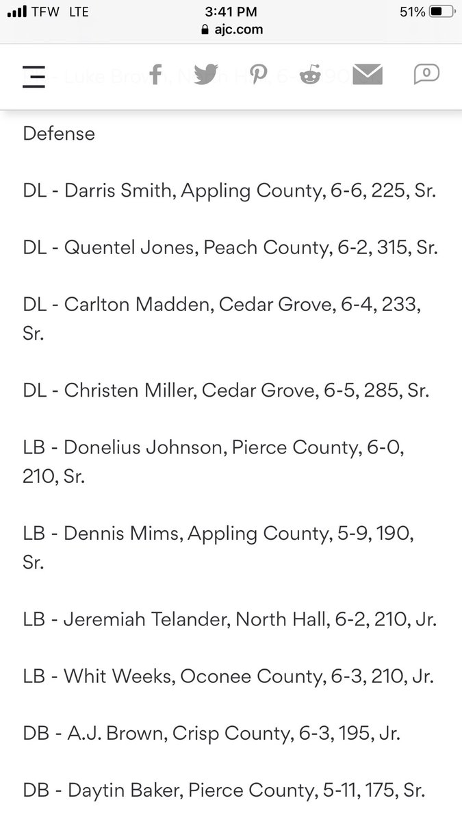 Pirates on the <a href="/AJCsports/">AJC Sports</a> All State Defense @Darrissmith_9 <a href="/Dennismims24/">Dennis Mims</a> <a href="/CoachMullis3/">Jordan Mullis</a>