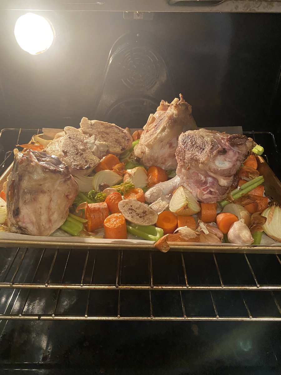 Chef_Totten's tweet photo. Making Demi-glace at home so when it’s ready, I can say I started it last year #newyears2022 https://t.co/SWZ2ImaPu8