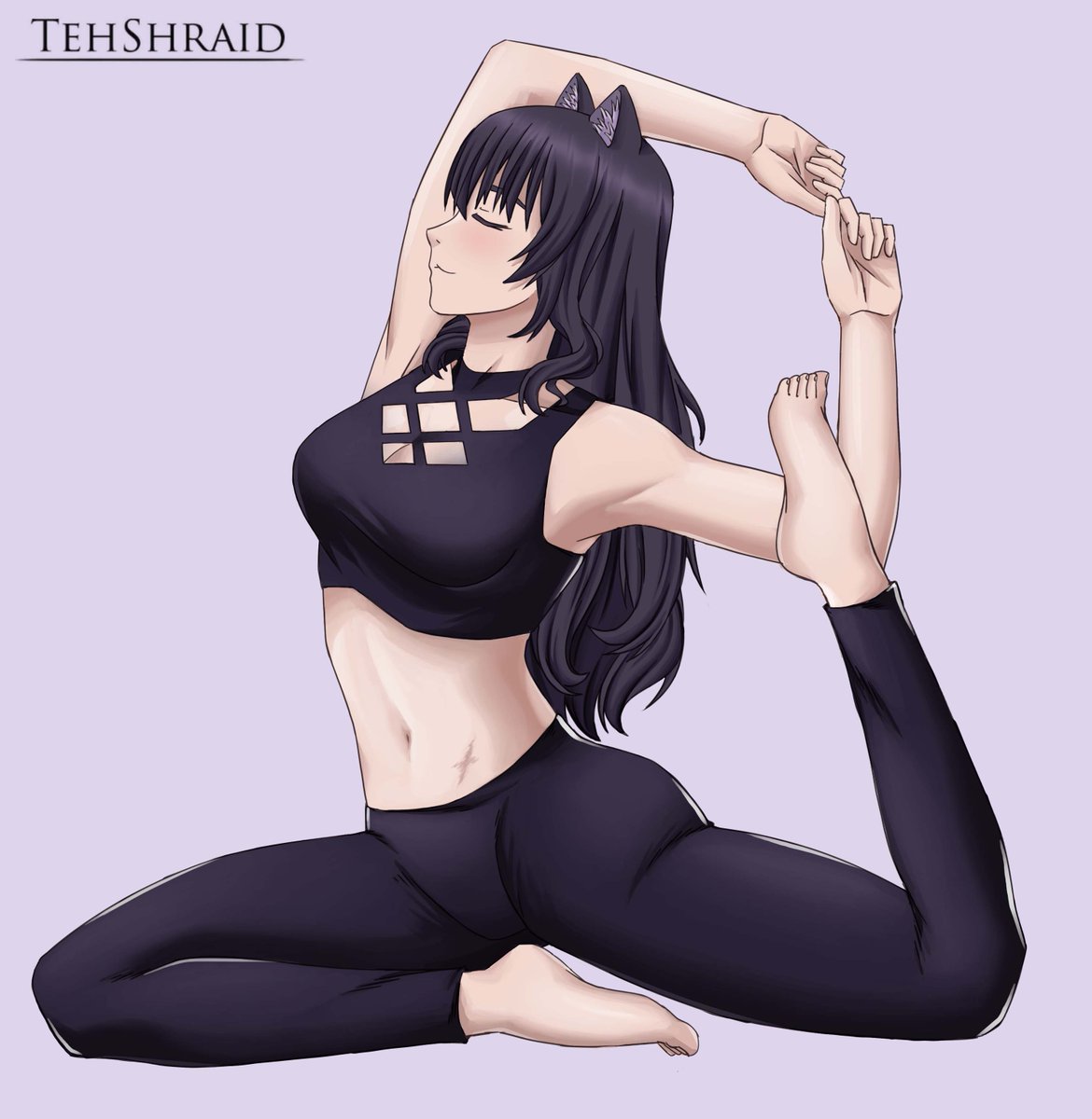 Blake doin a stretch
#RWBY #RWBYfanart #BlakeBelladonna